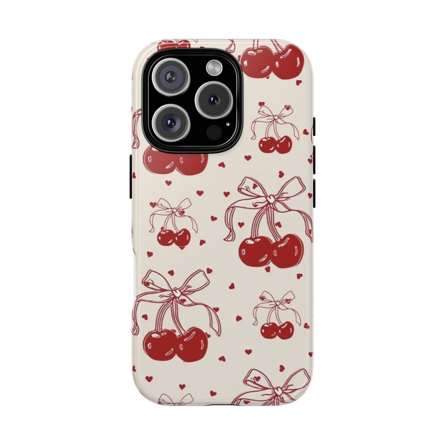 Cherry Bows iPhone Case