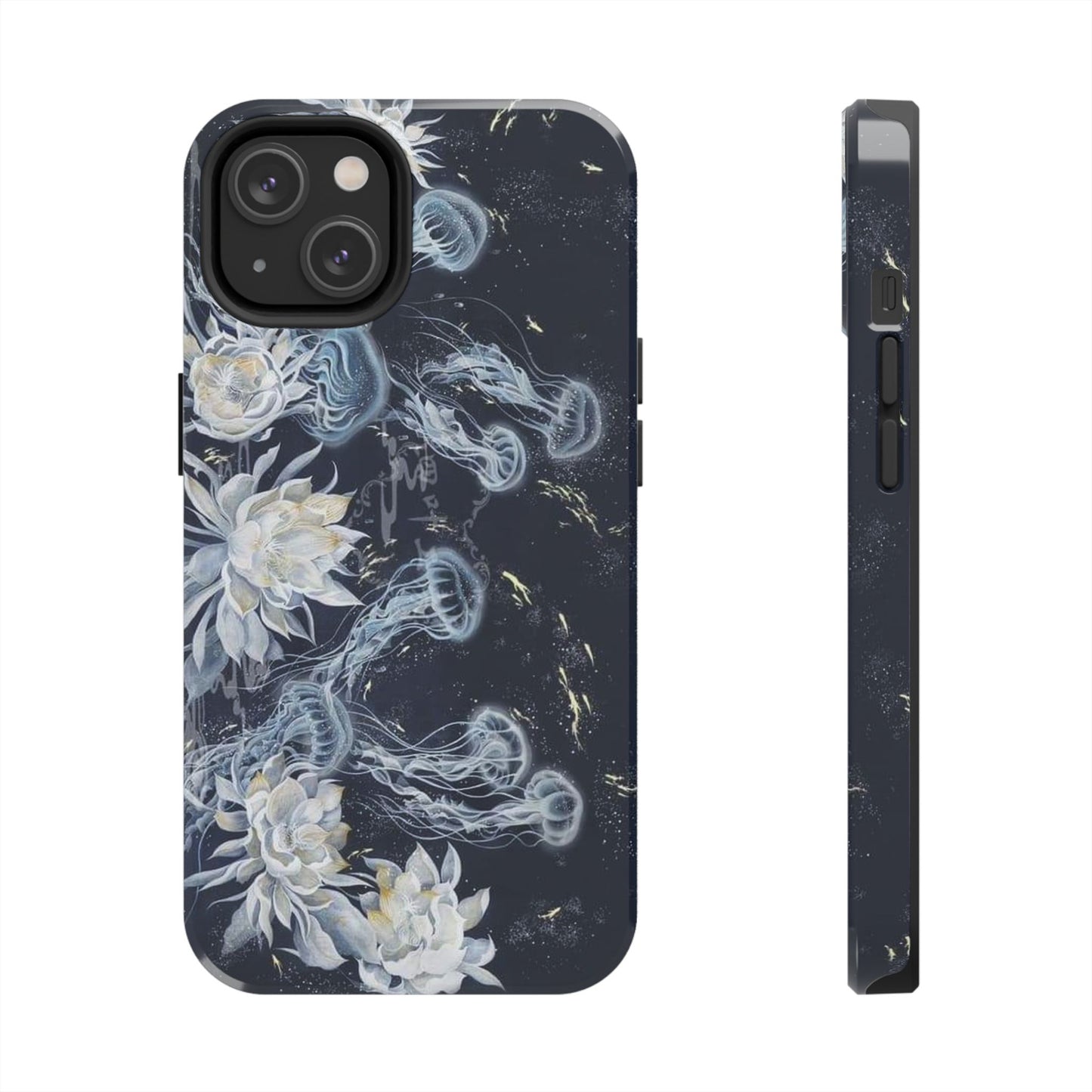 Jellyfish &Lily iPhone Case