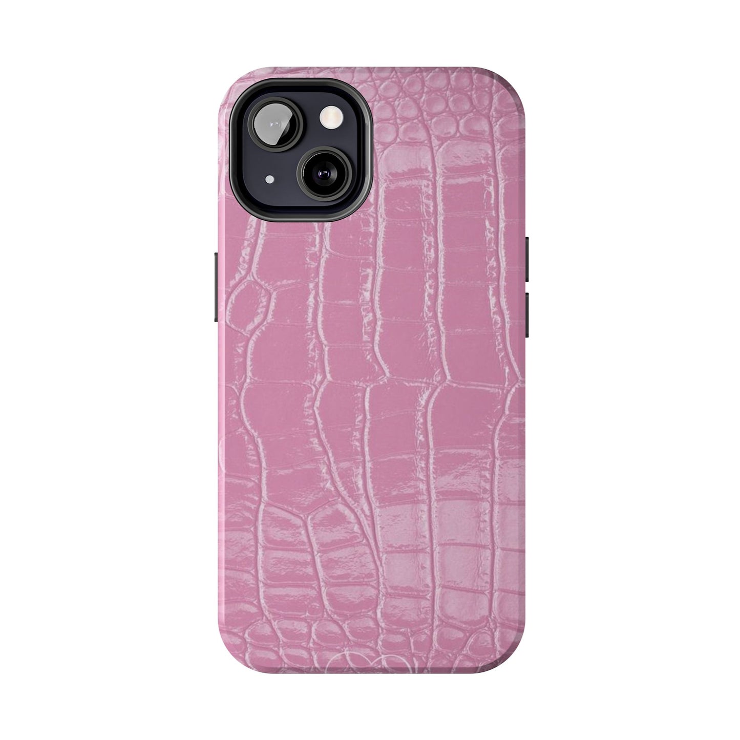 Pink Leather iPhone Case