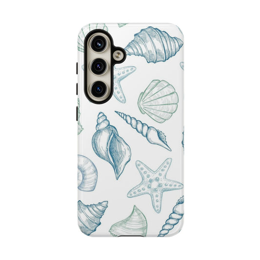 Blue Coastal Coral iPhone Case