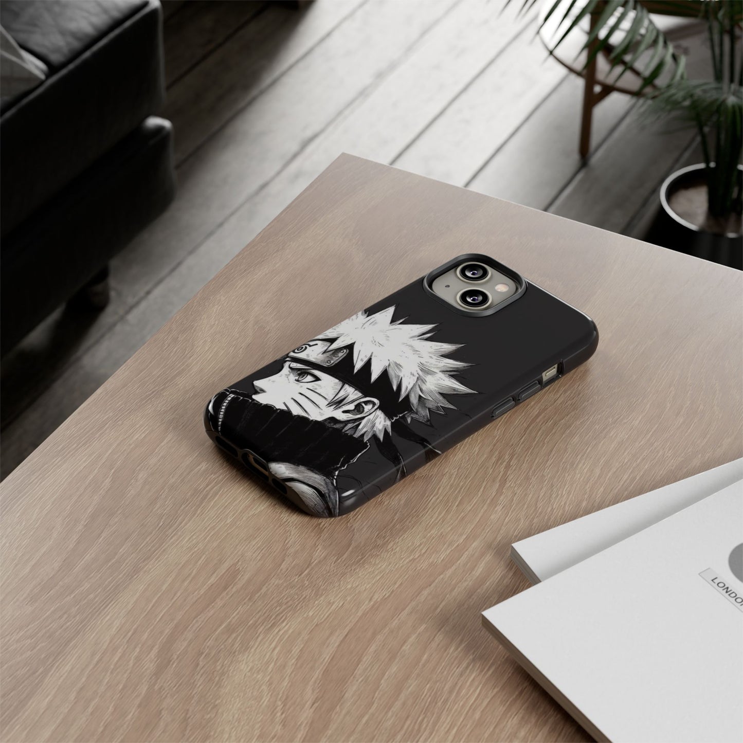 Black Naruto Clipart Phone Case