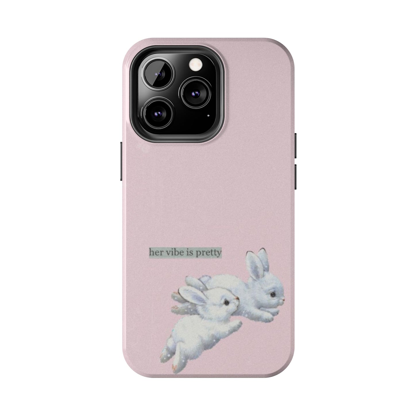 “her vibe is pretty” iPhone Case