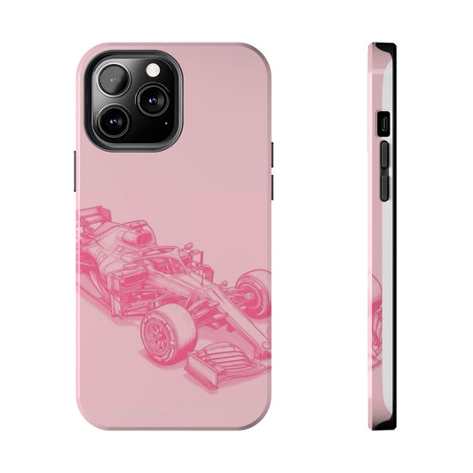 Pink Racecar iPhone Case