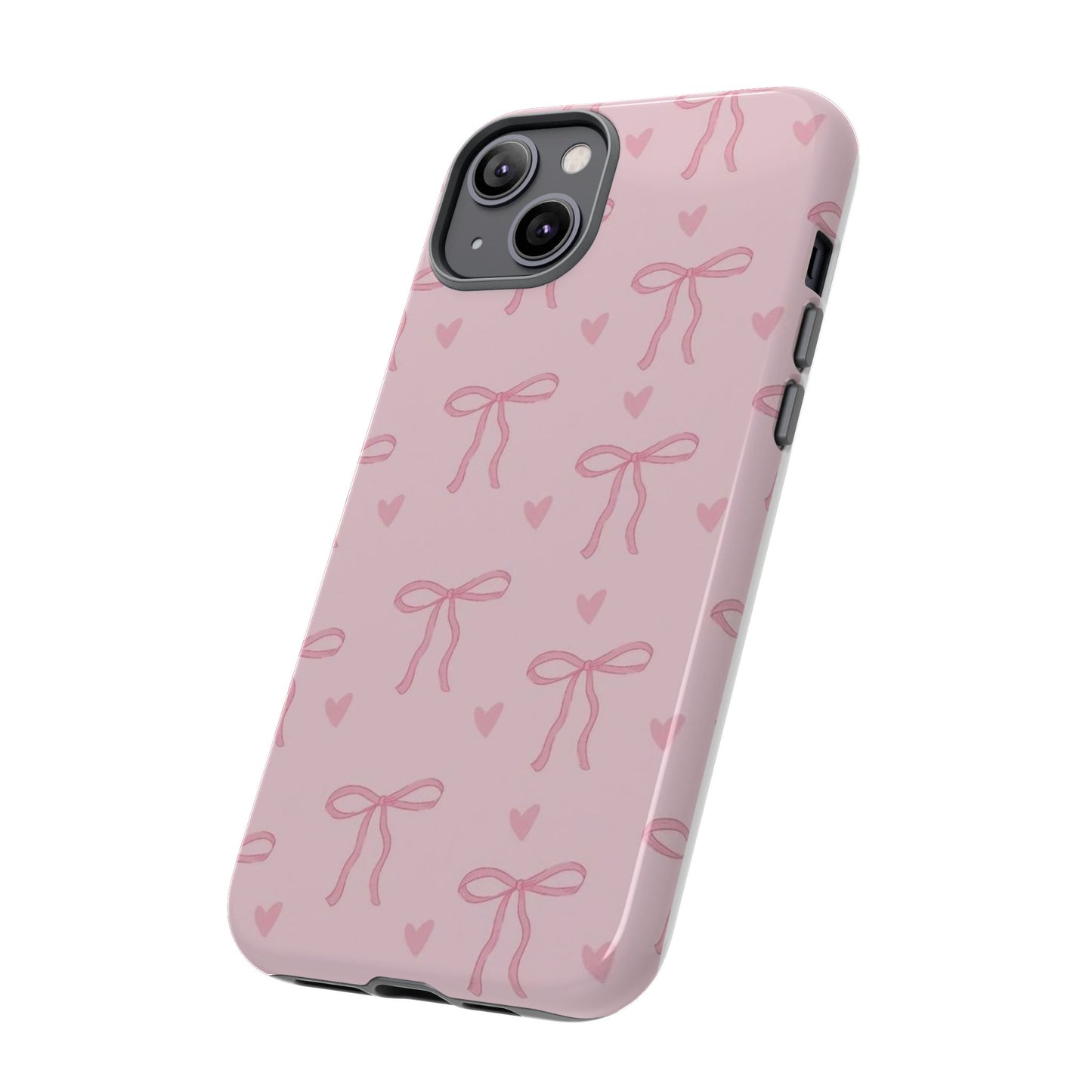 Bows and Hearts iPhone Case