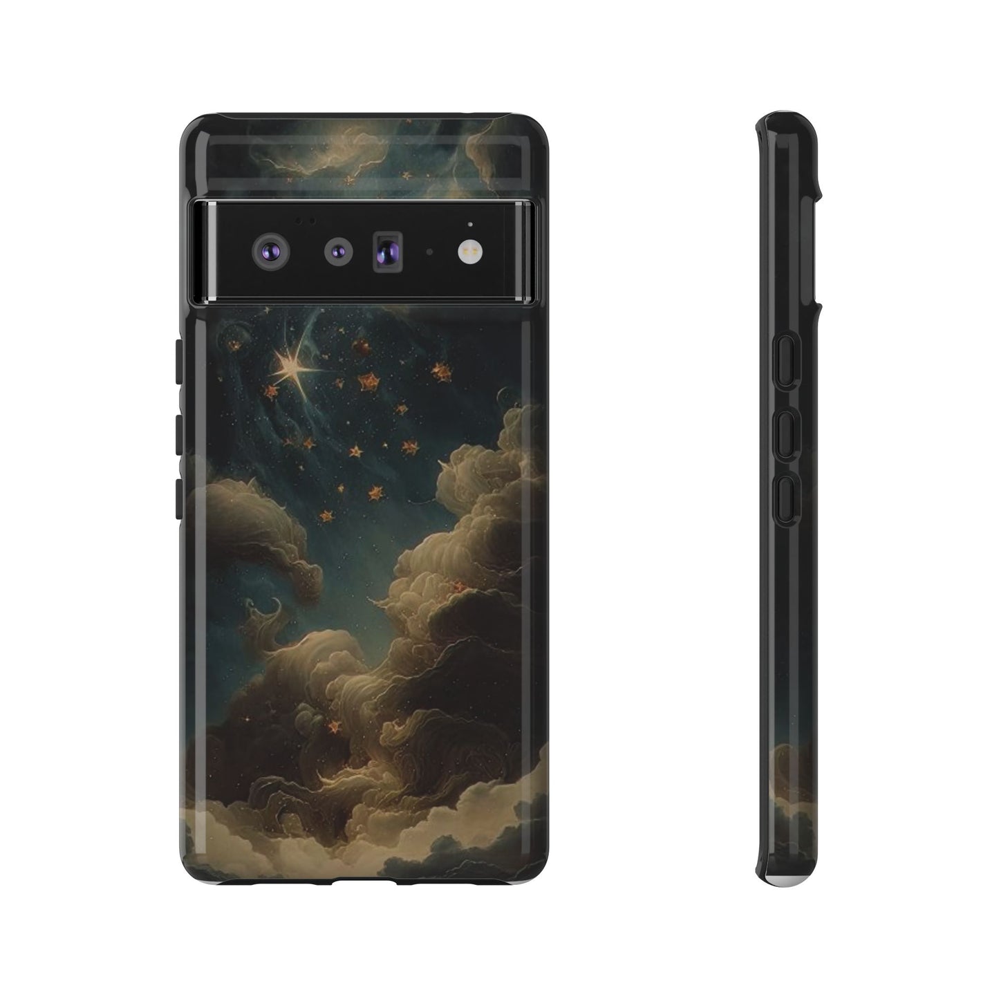 Cloudy Stars iPhone Case