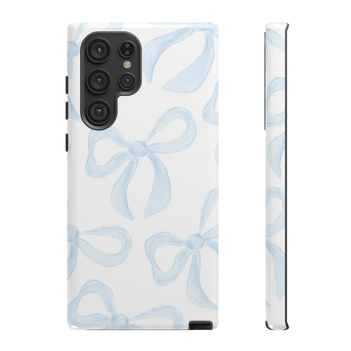 Blue Coquette Bow iPhone Case