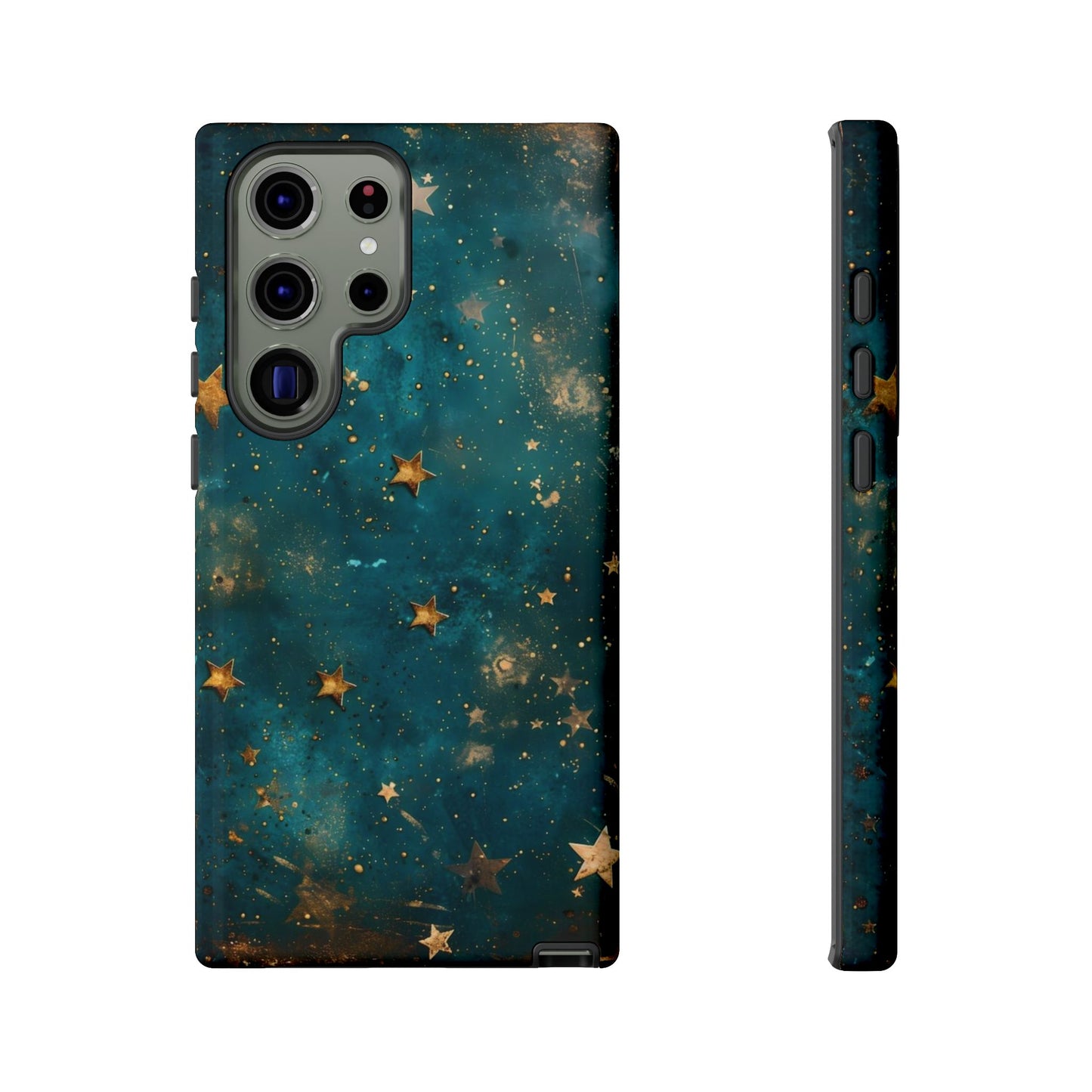 Celestial Gold Stars iPhone Case