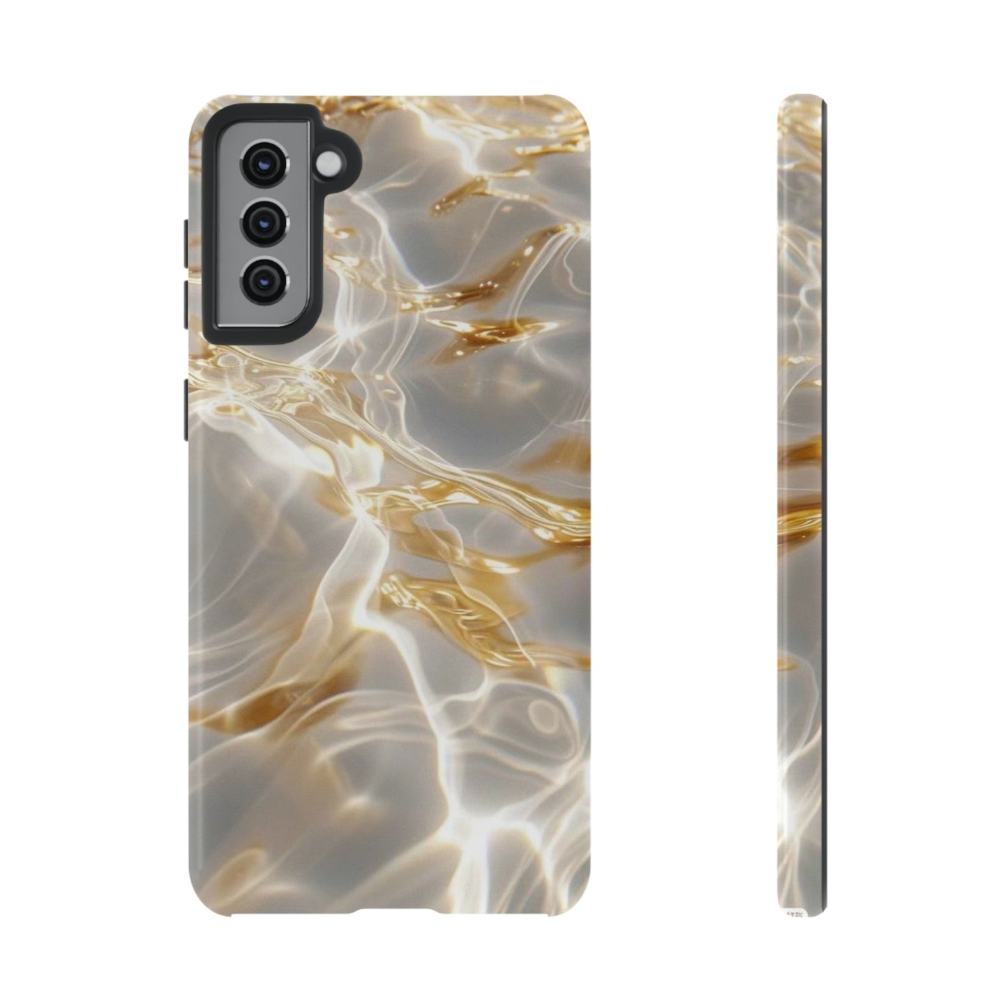 Golden Wave iPhone Case