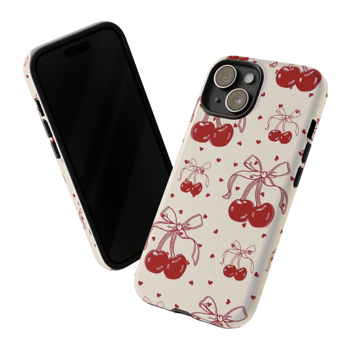 Cherry Bows iPhone Case