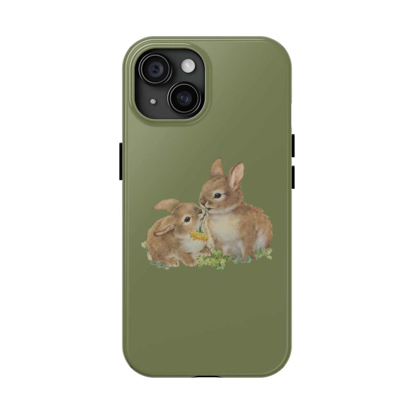 Olive Bunny iPhone Case