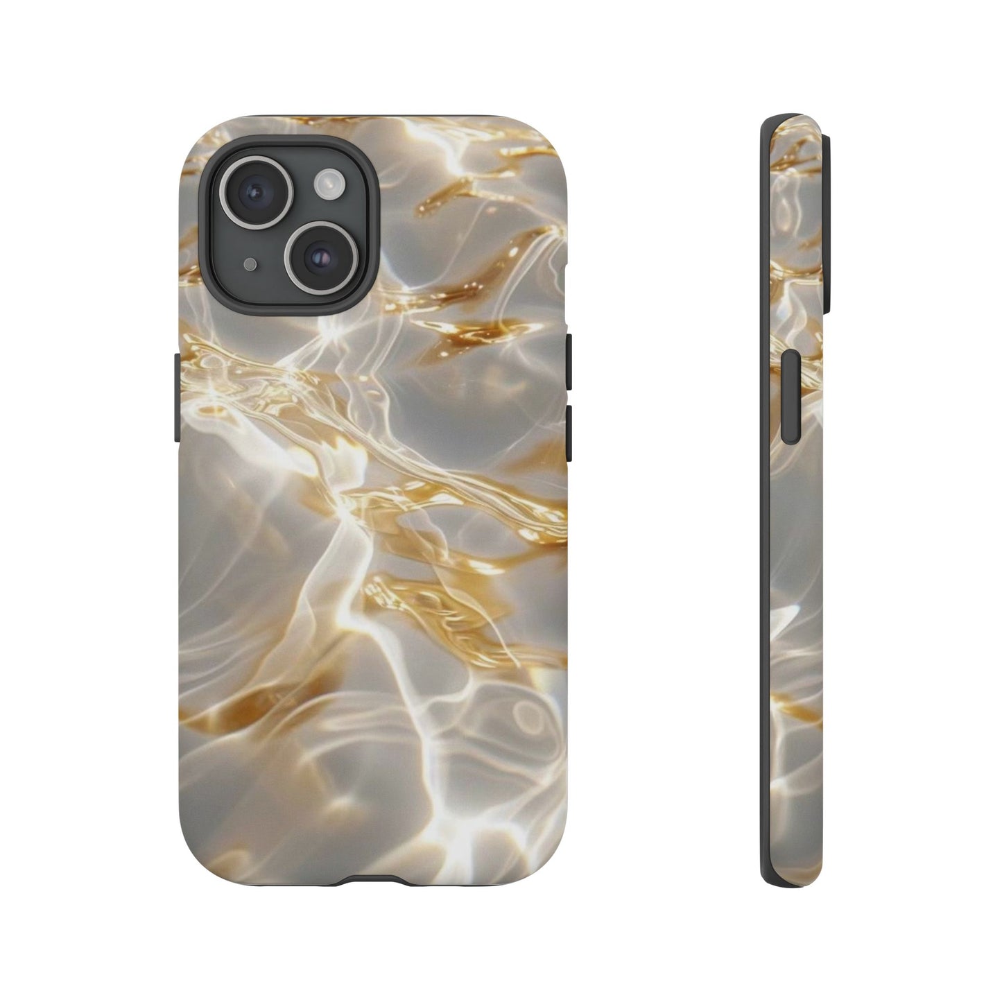 Golden Wave iPhone Case