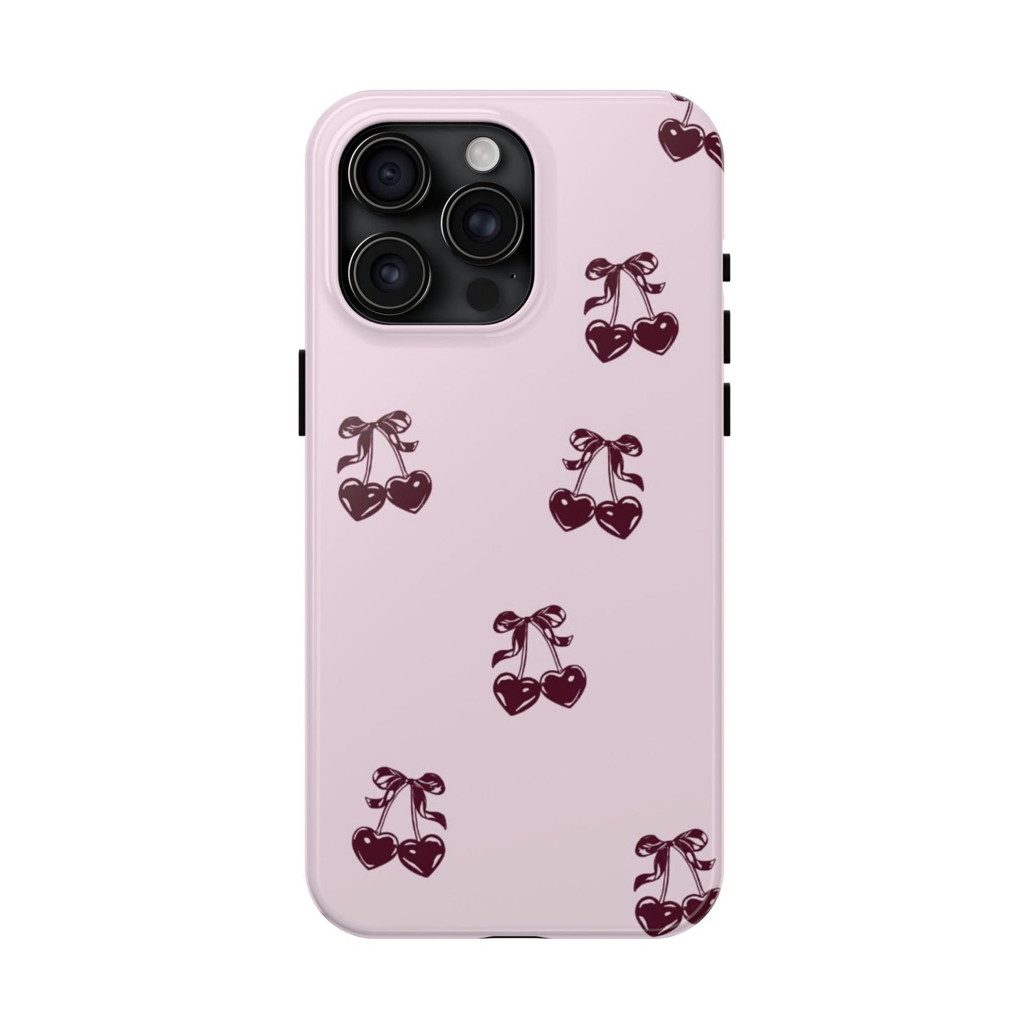 Heart Cherries iPhone Case