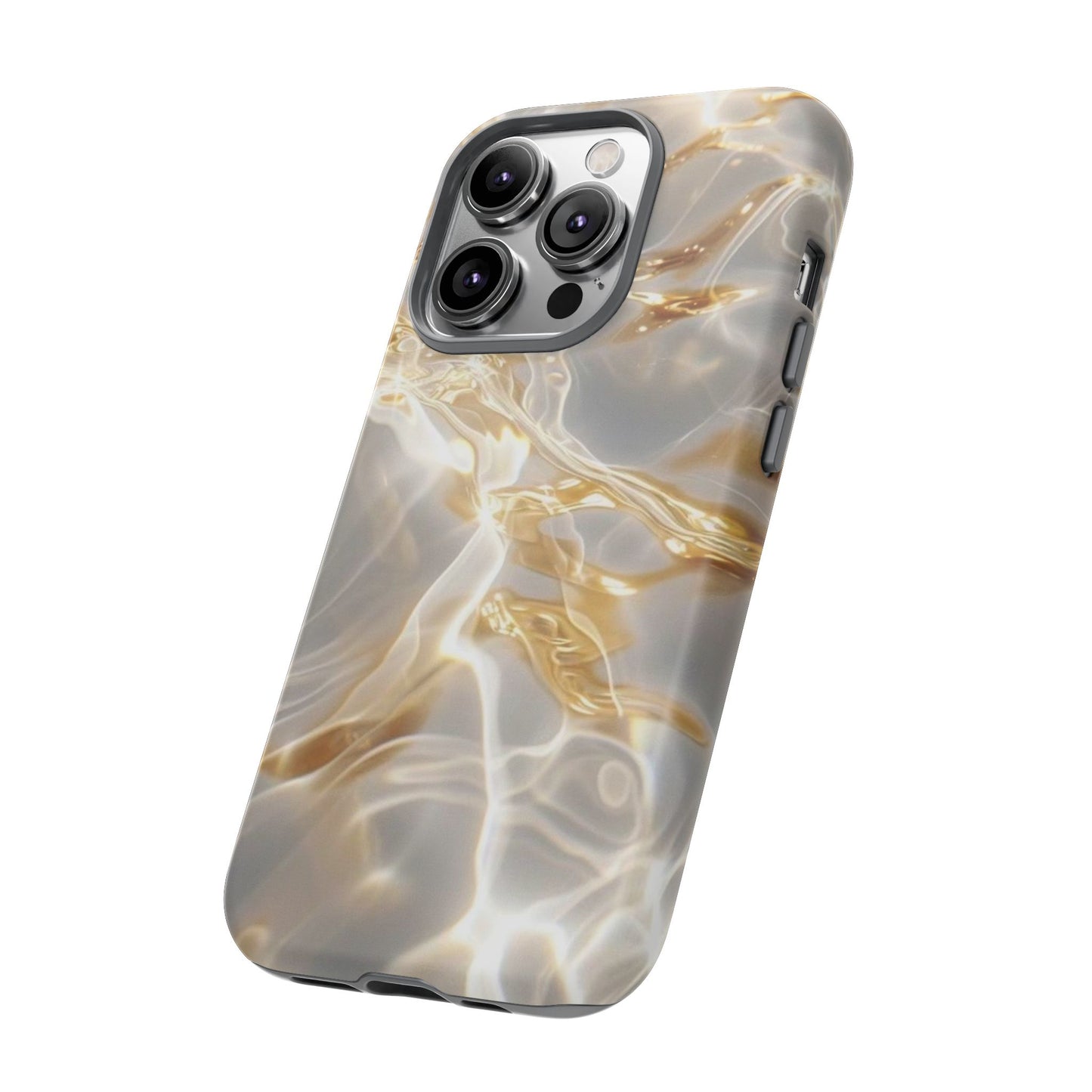 Golden Wave iPhone Case