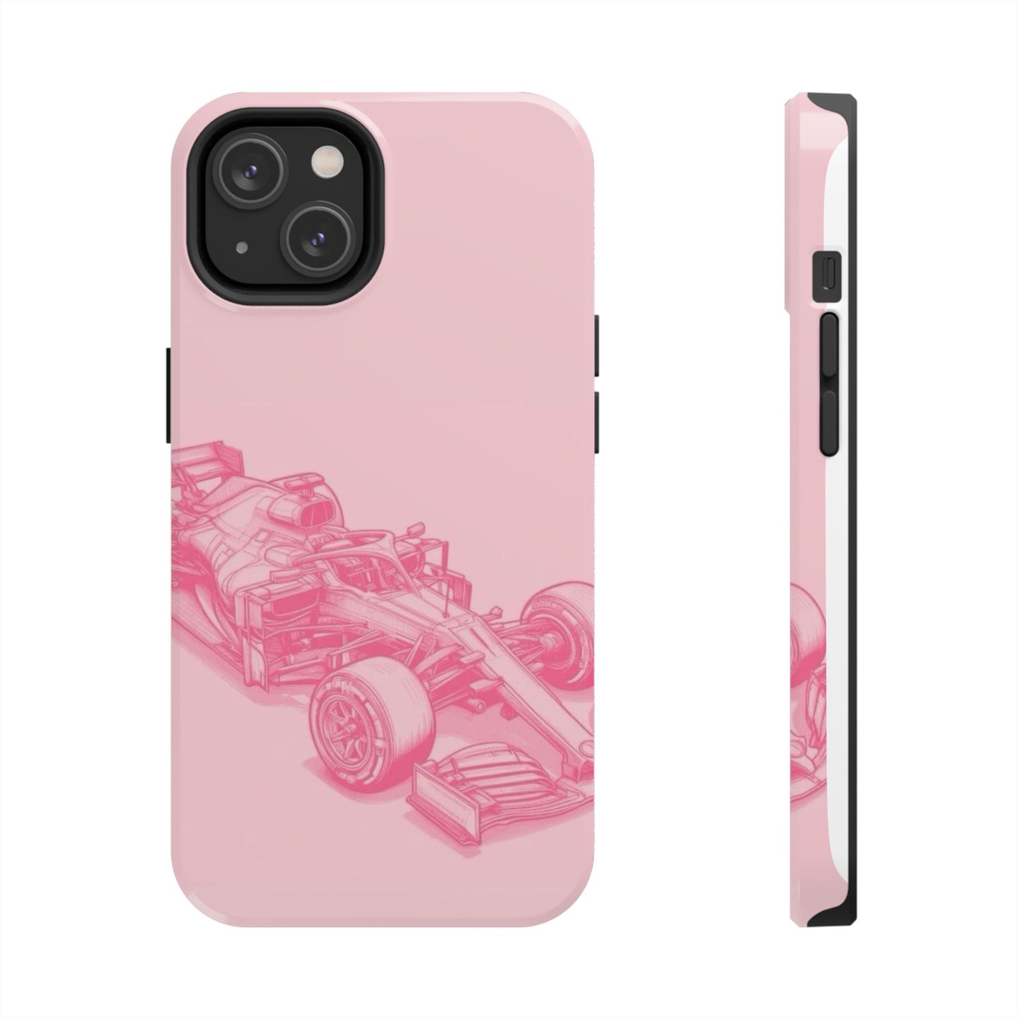 Pink Racecar iPhone Case