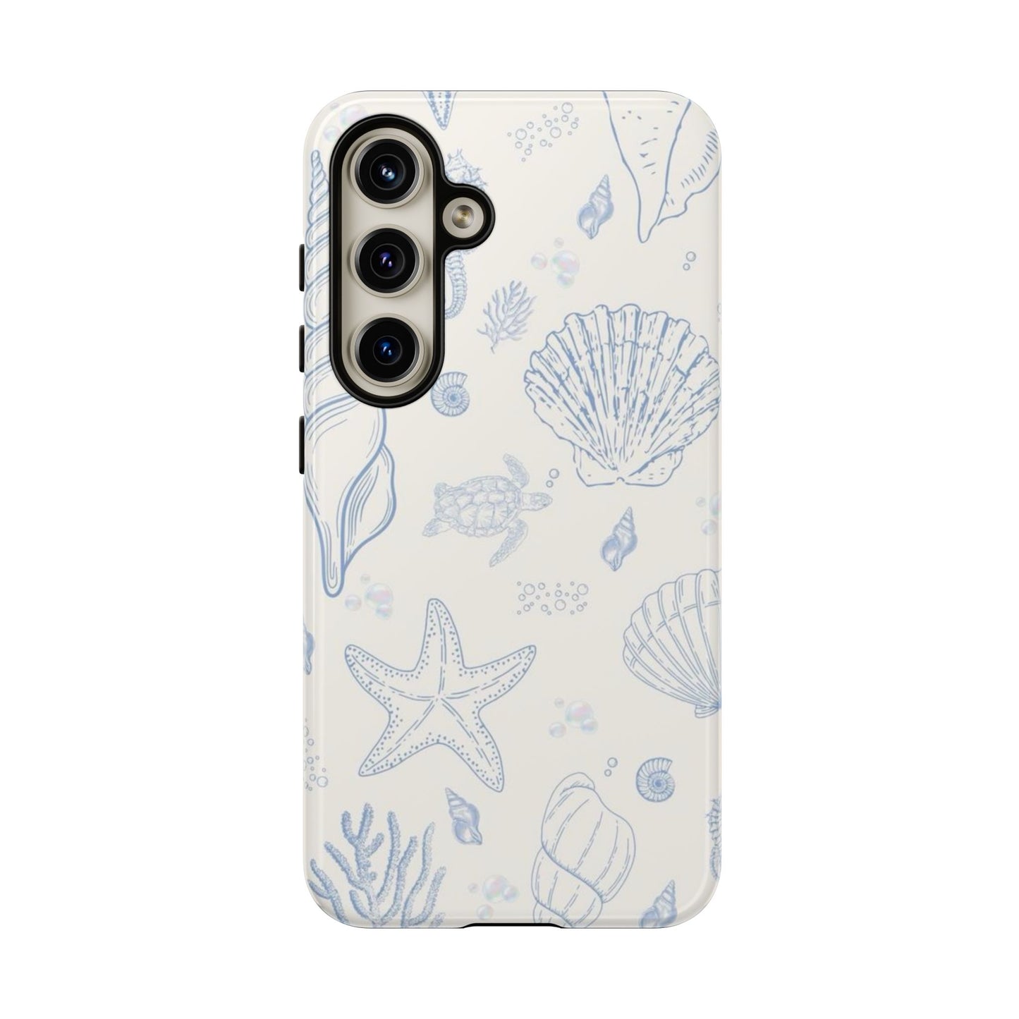 Blue Coastal Coral iPhone Case