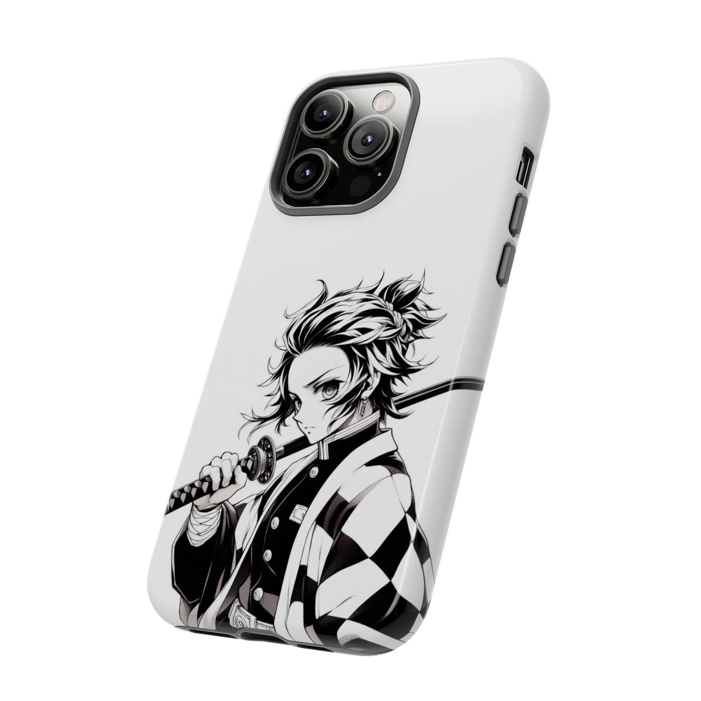 White Kamado Tanjiro Phone Case