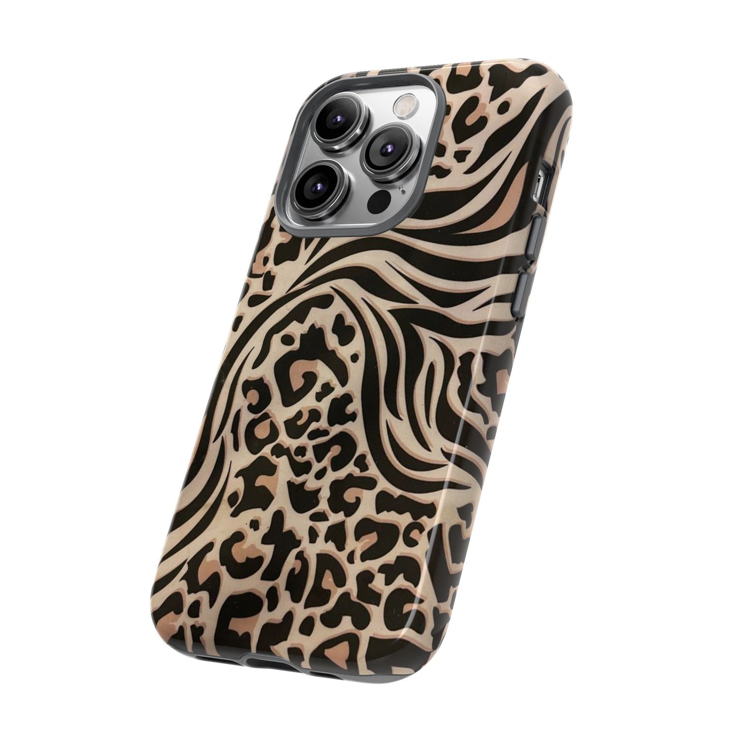 Cheetah Zebra iPhone Case