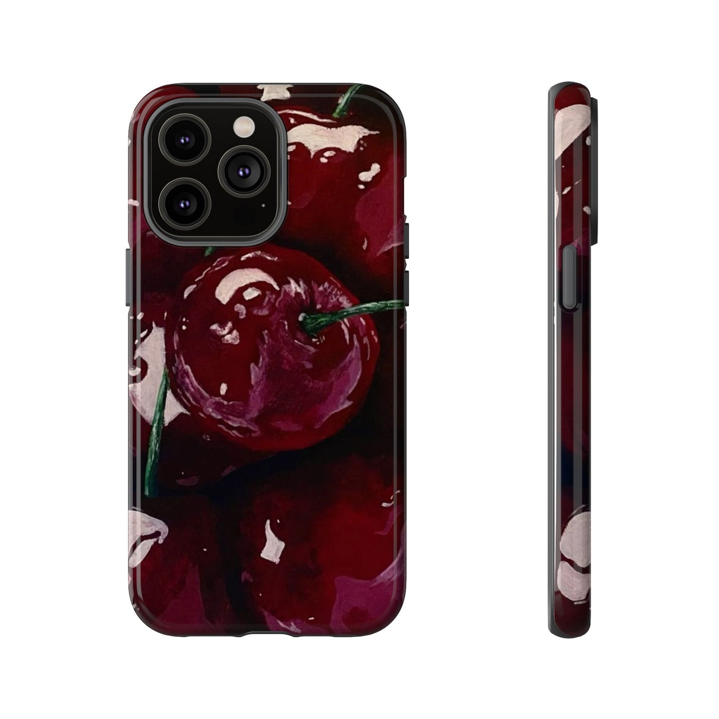 Cherry Painting iPhone Case