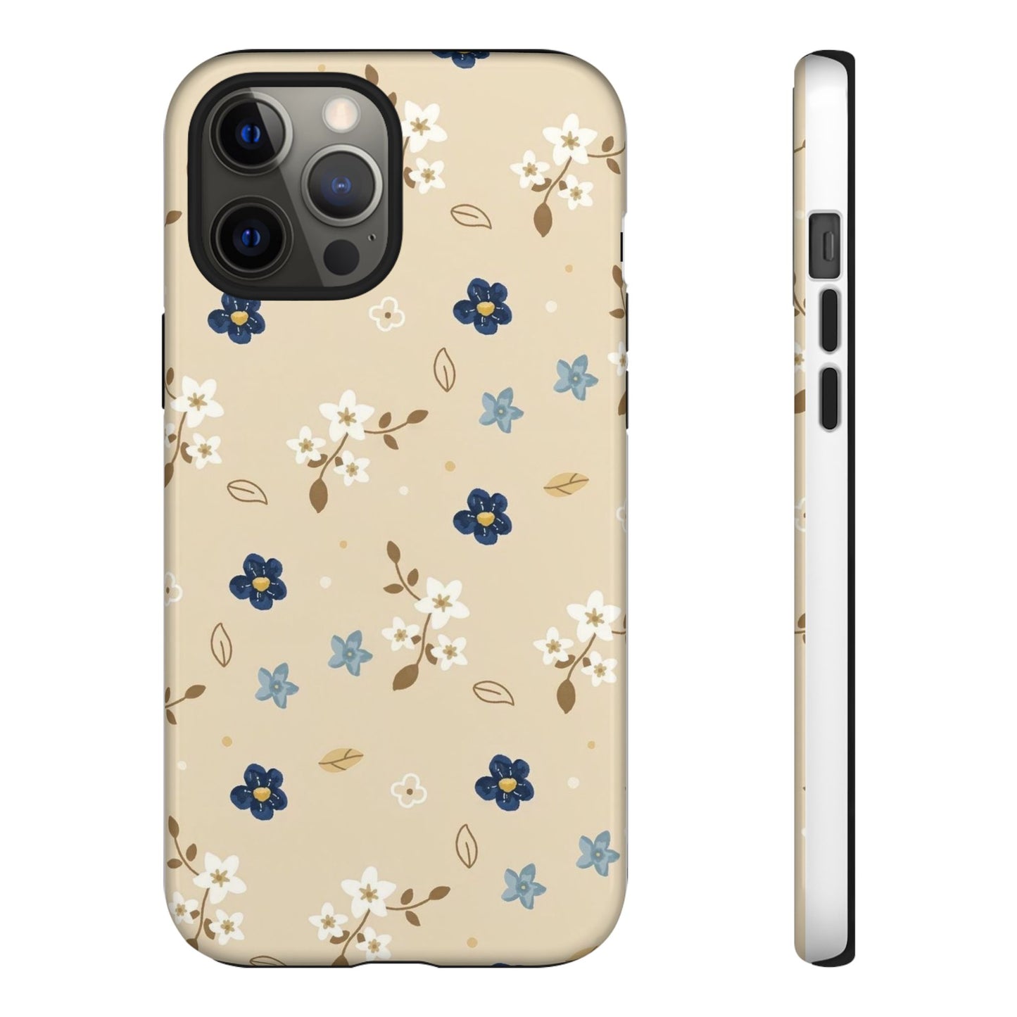 Navy Daisy Phone Case