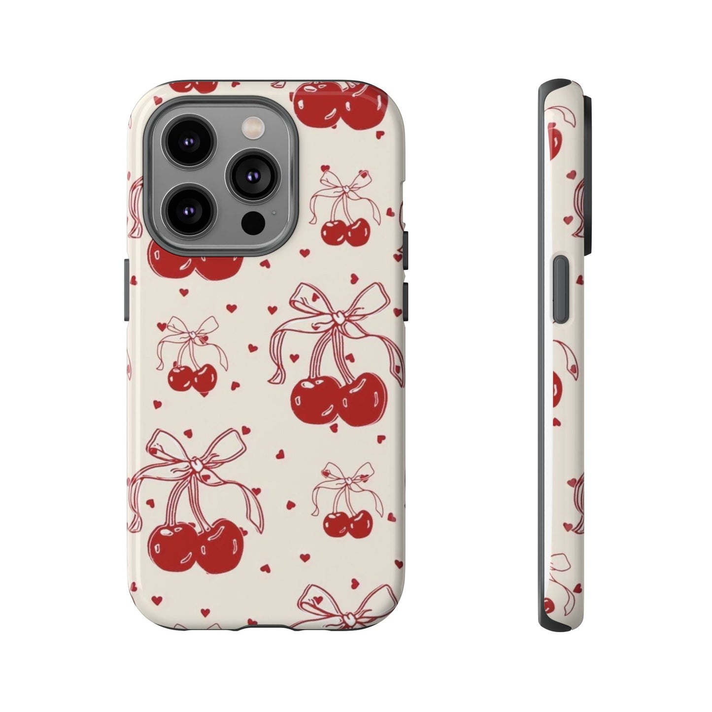 Cherry Bows iPhone Case