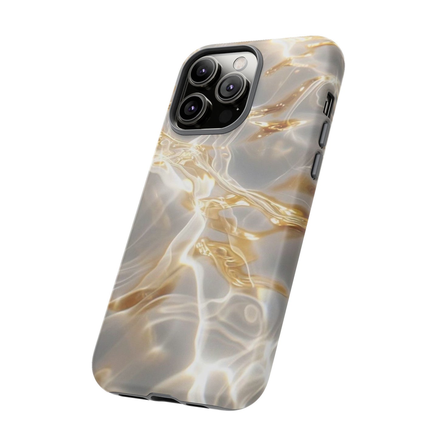 Golden Wave iPhone Case