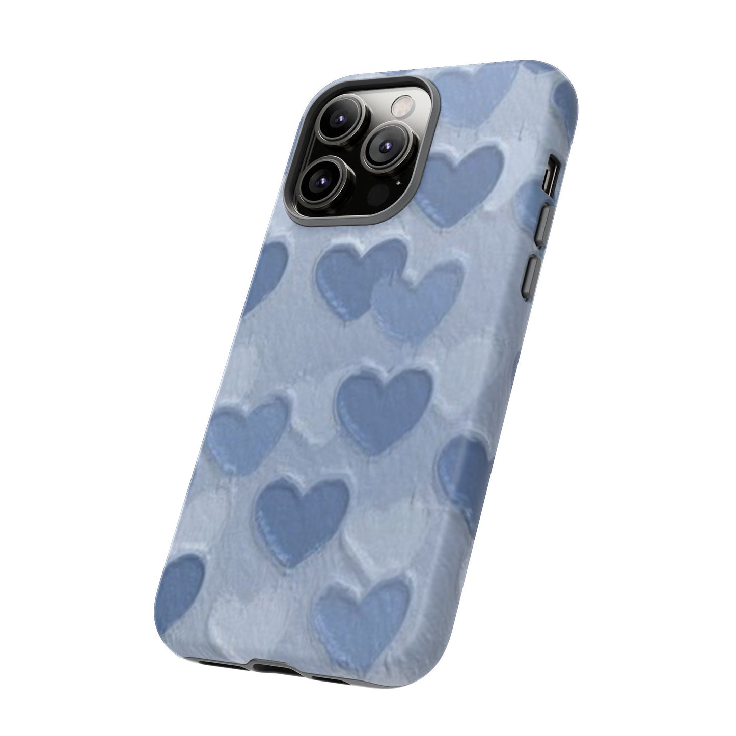 Blue Heart Chalk Wall Phone Case