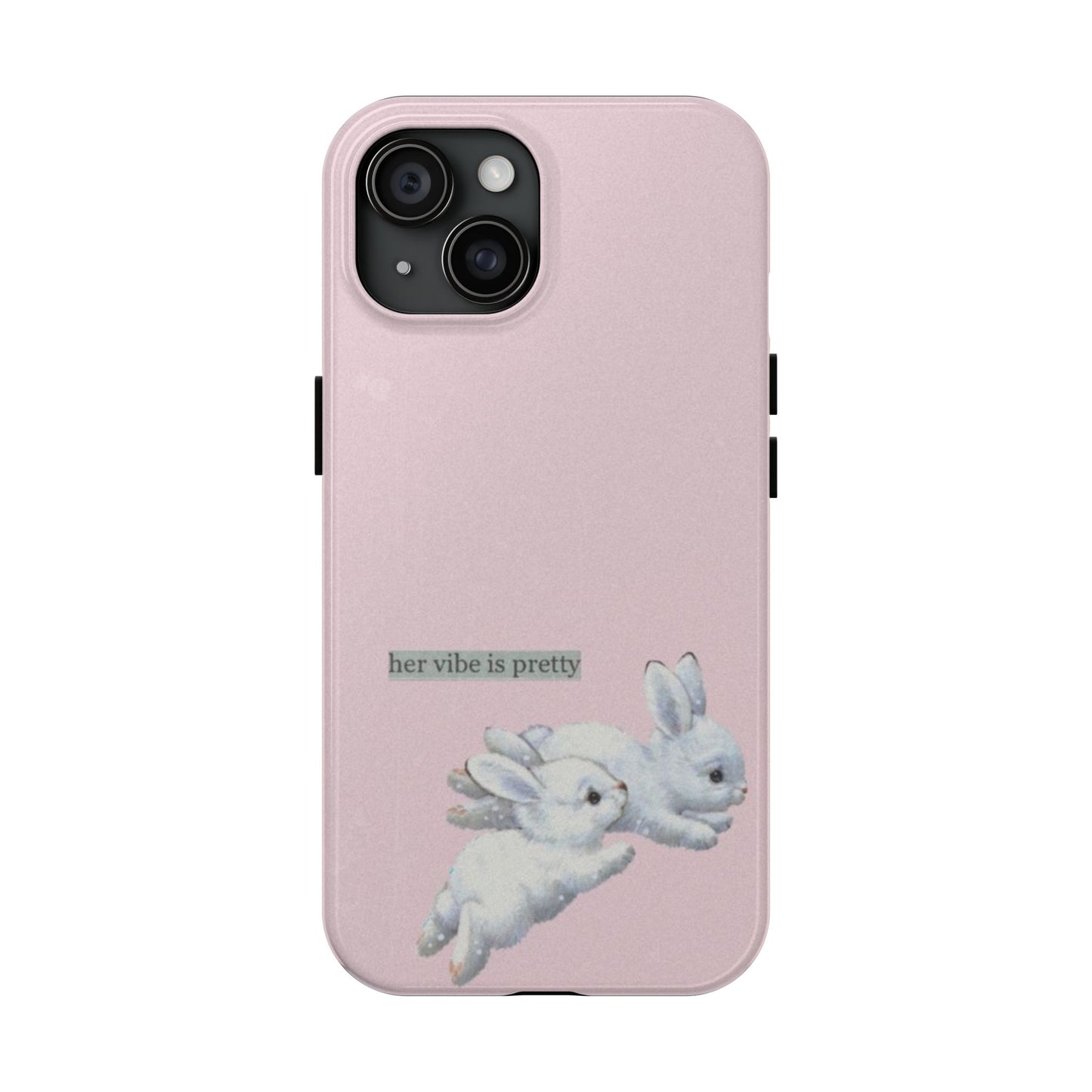 “her vibe is pretty” iPhone Case