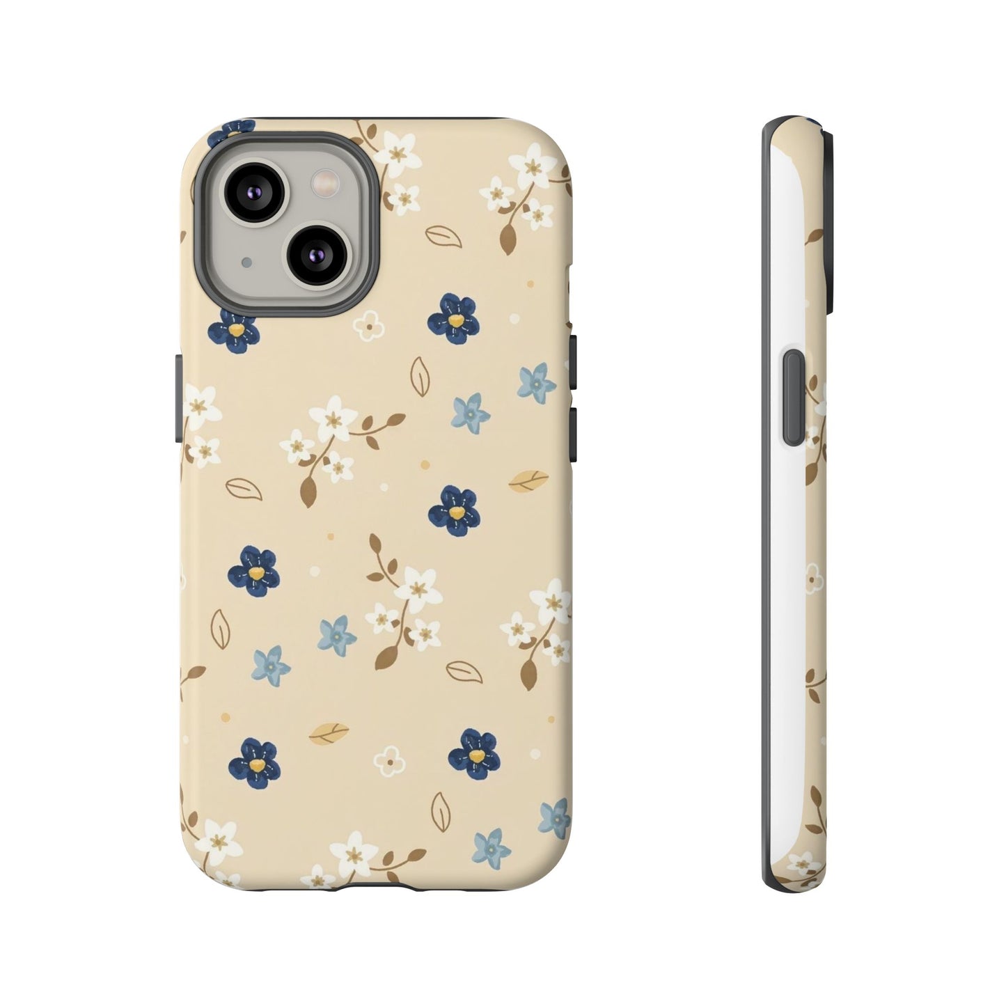 Navy Daisy Phone Case