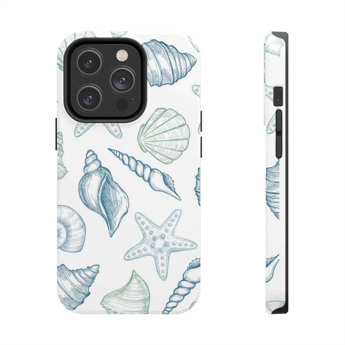 Blue Coastal Coral iPhone Case