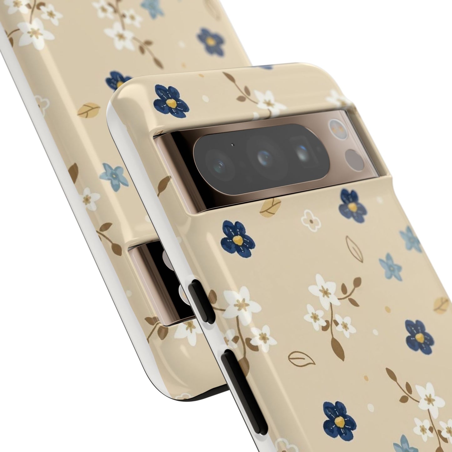 Navy Daisy Phone Case