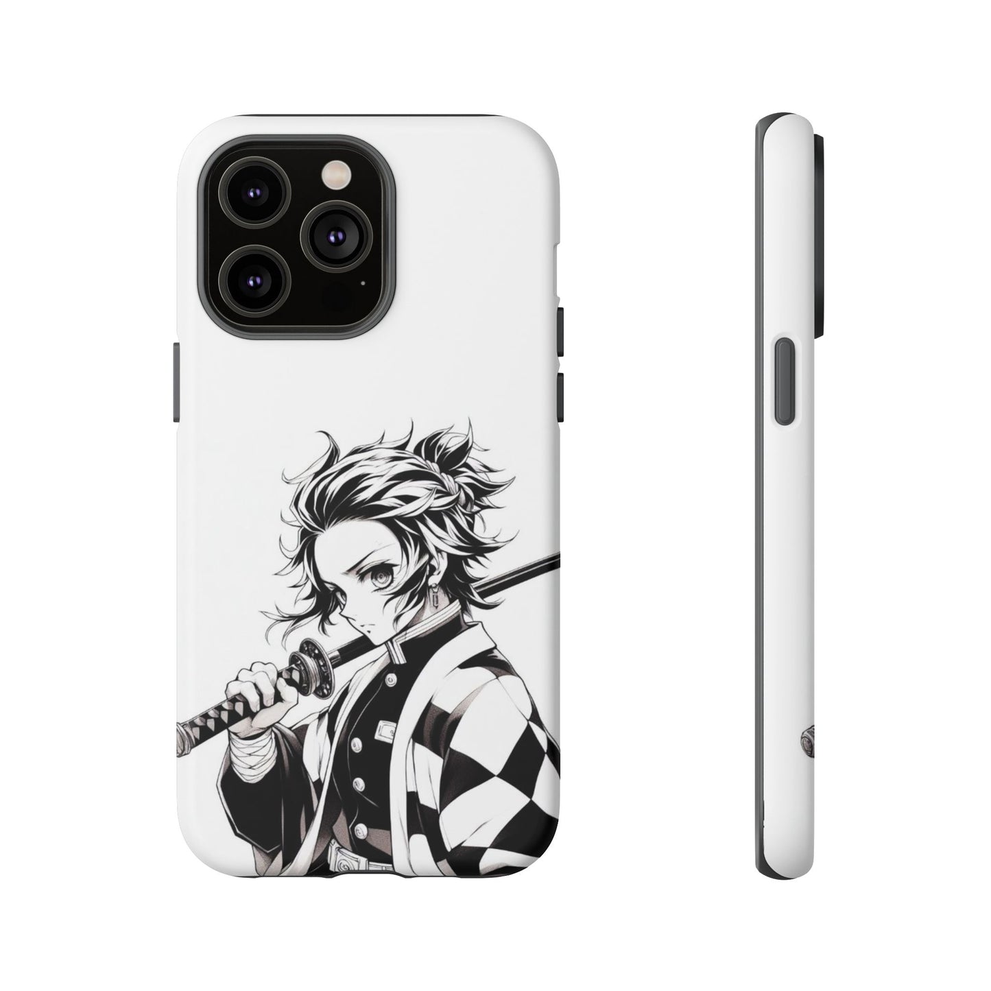 White Kamado Tanjiro Phone Case