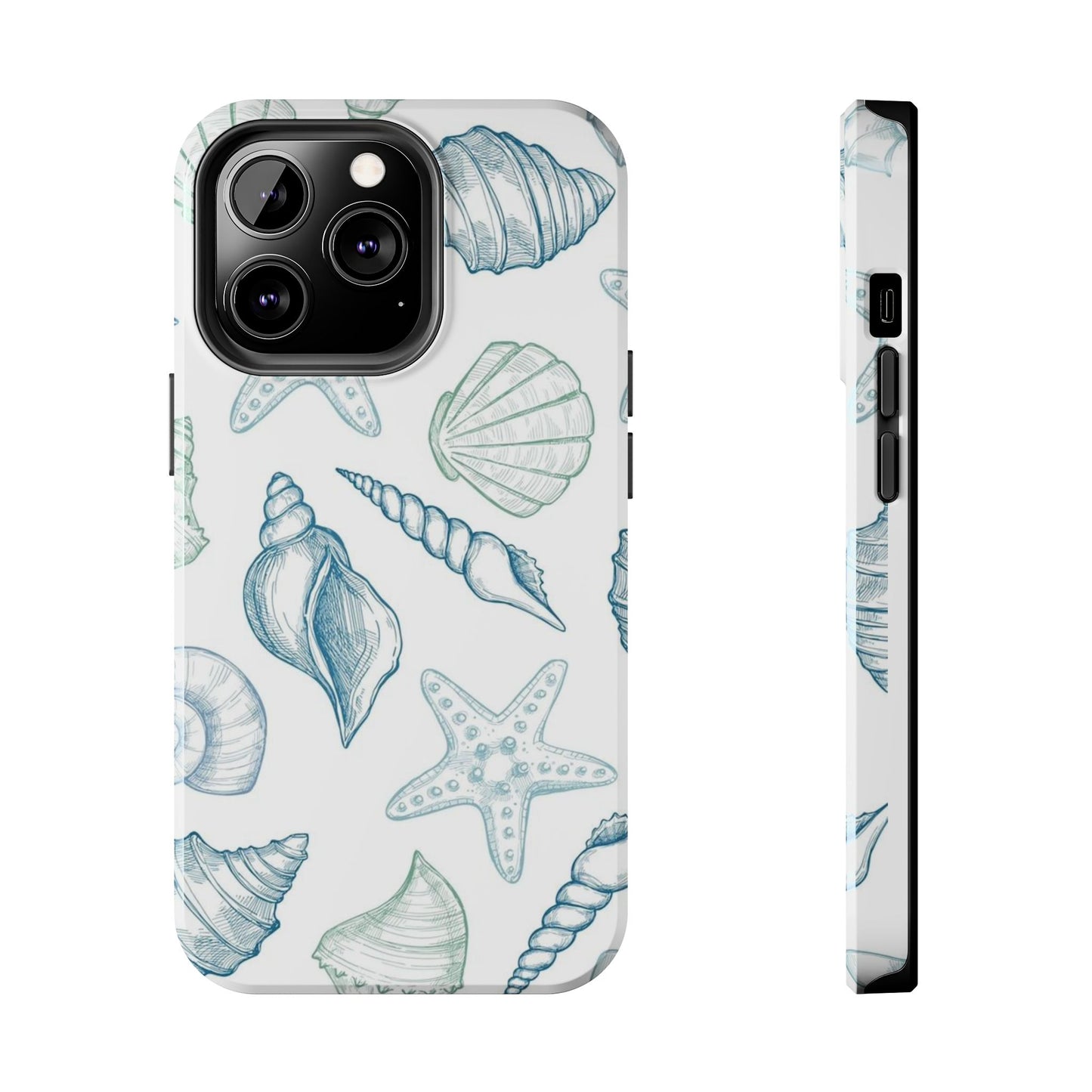 Blue Coastal Coral iPhone Case