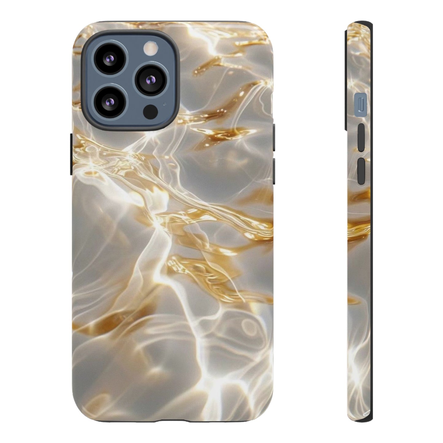 Golden Wave iPhone Case