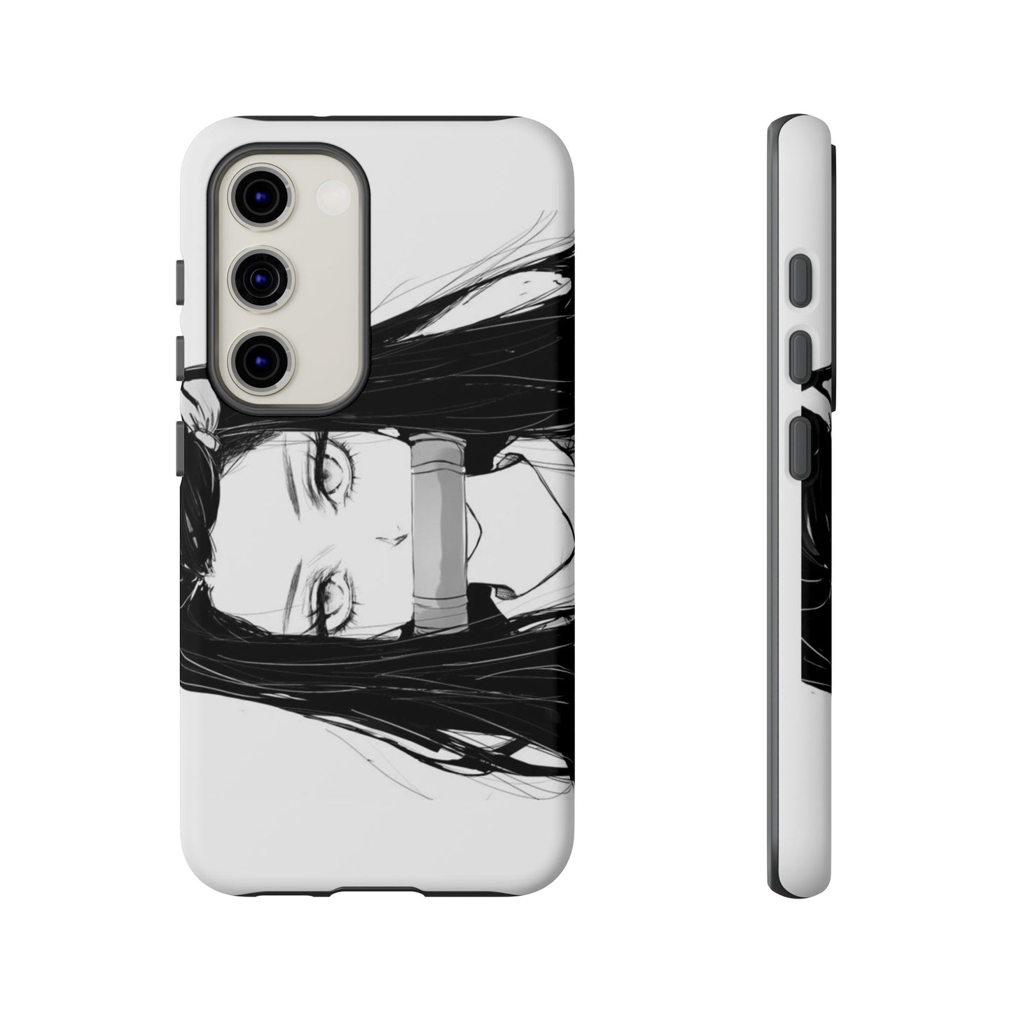 White Nezuko Kamado Clipart Phone Case