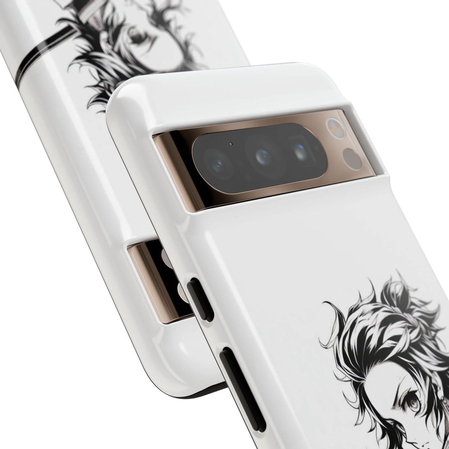 White Kamado Tanjiro Phone Case