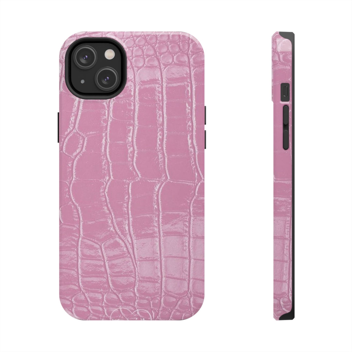 Pink Leather iPhone Case