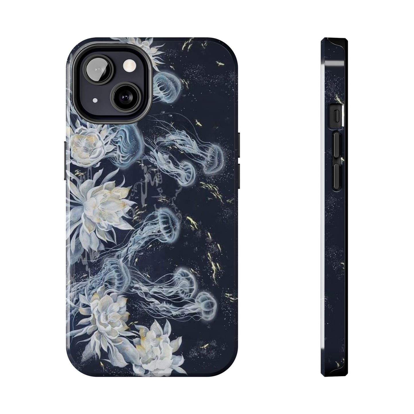 Jellyfish &Lily iPhone Case