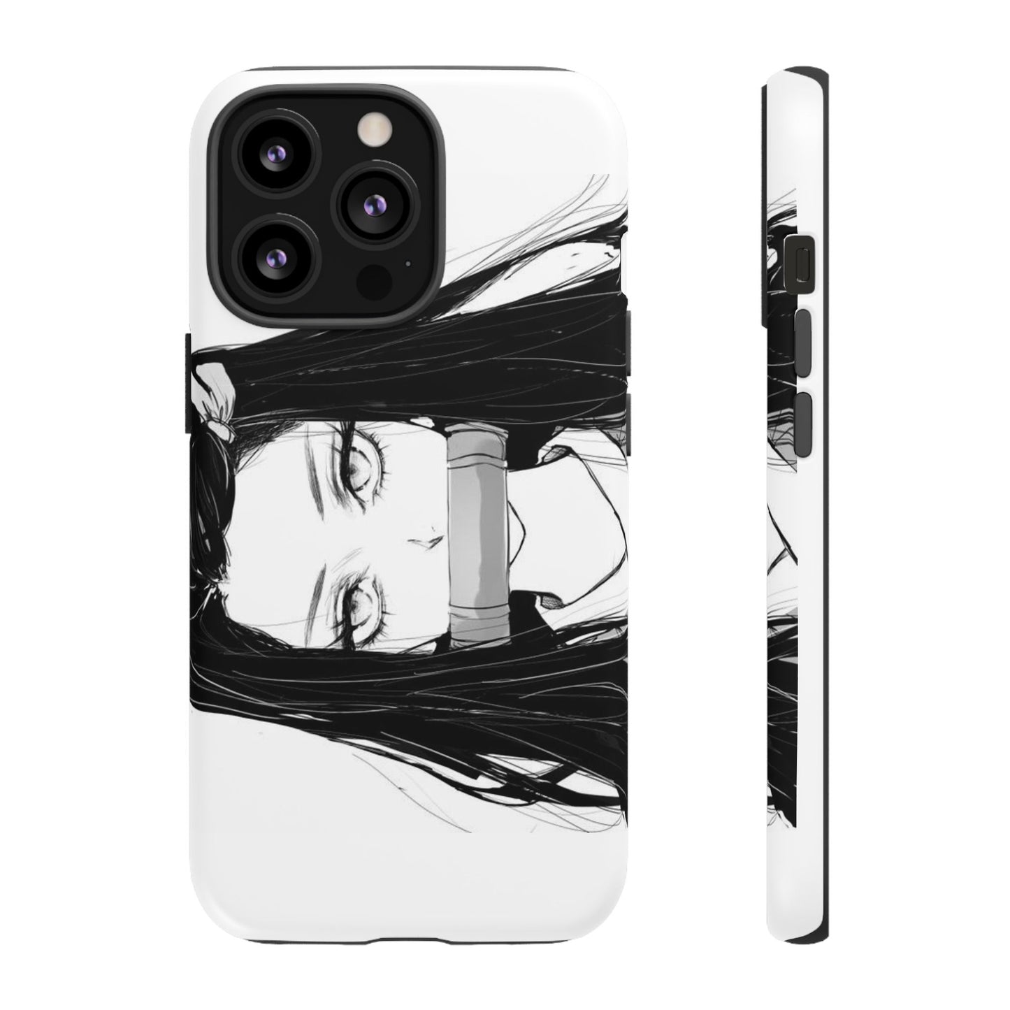 White Nezuko Kamado Clipart Phone Case