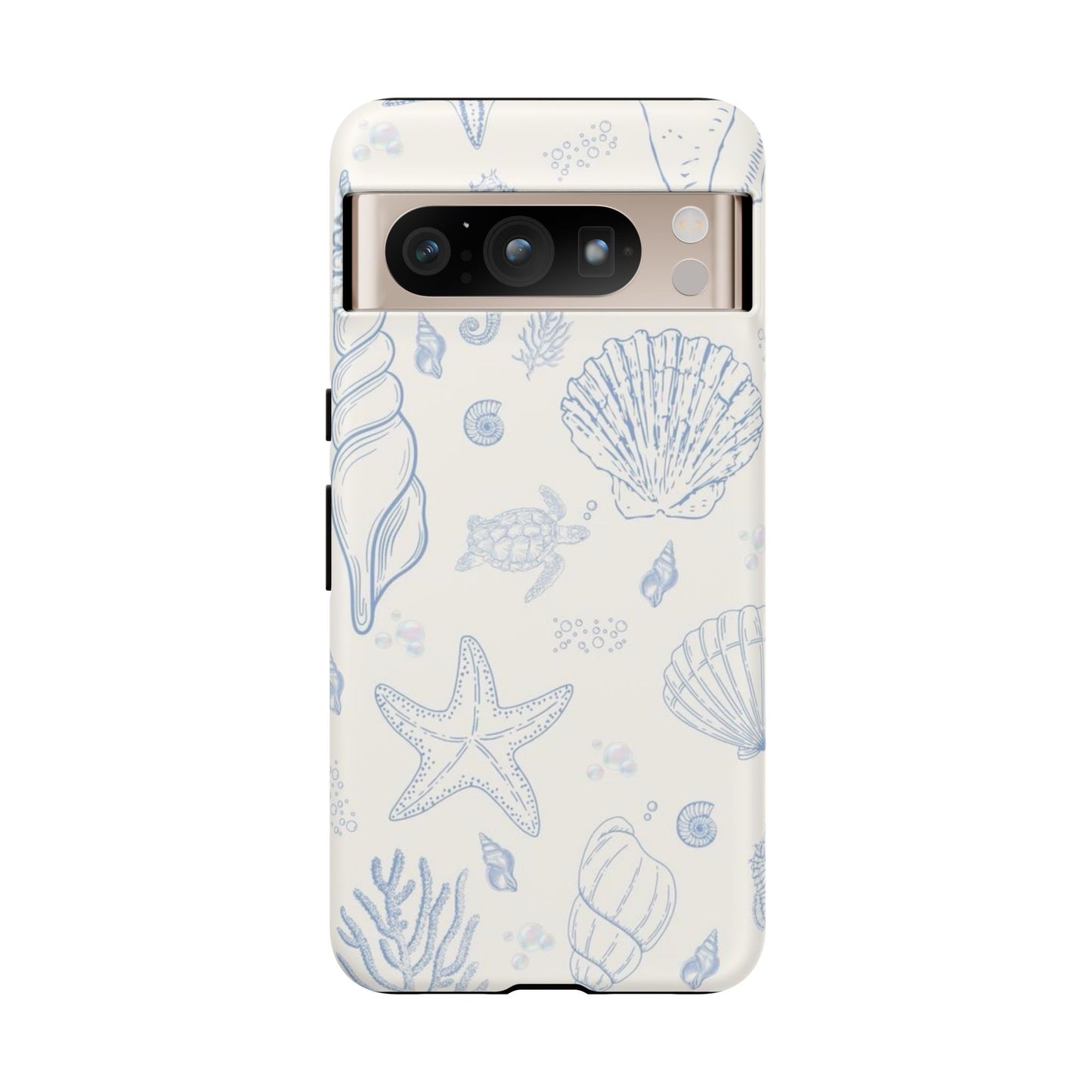 Blue Coastal Coral iPhone Case