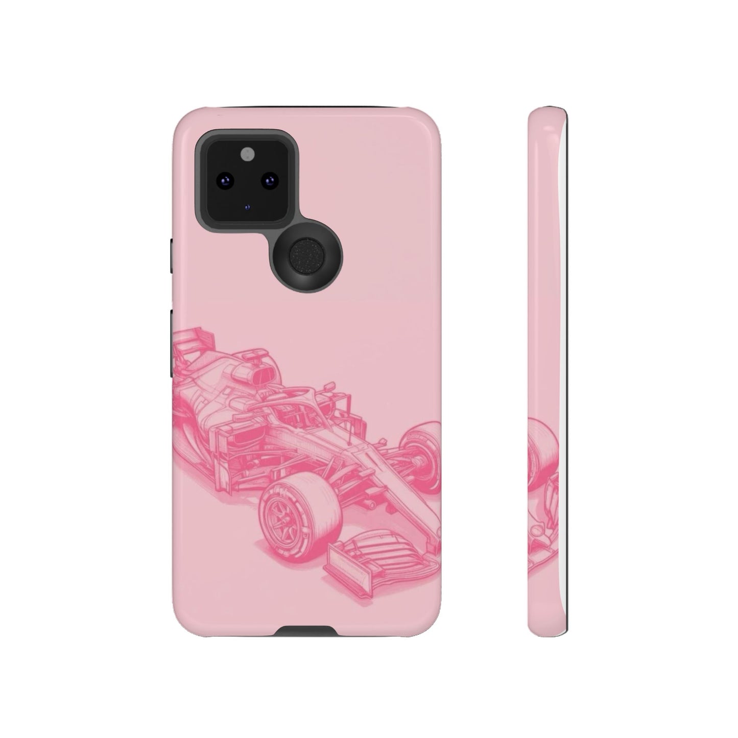 Pink Racecar iPhone Case