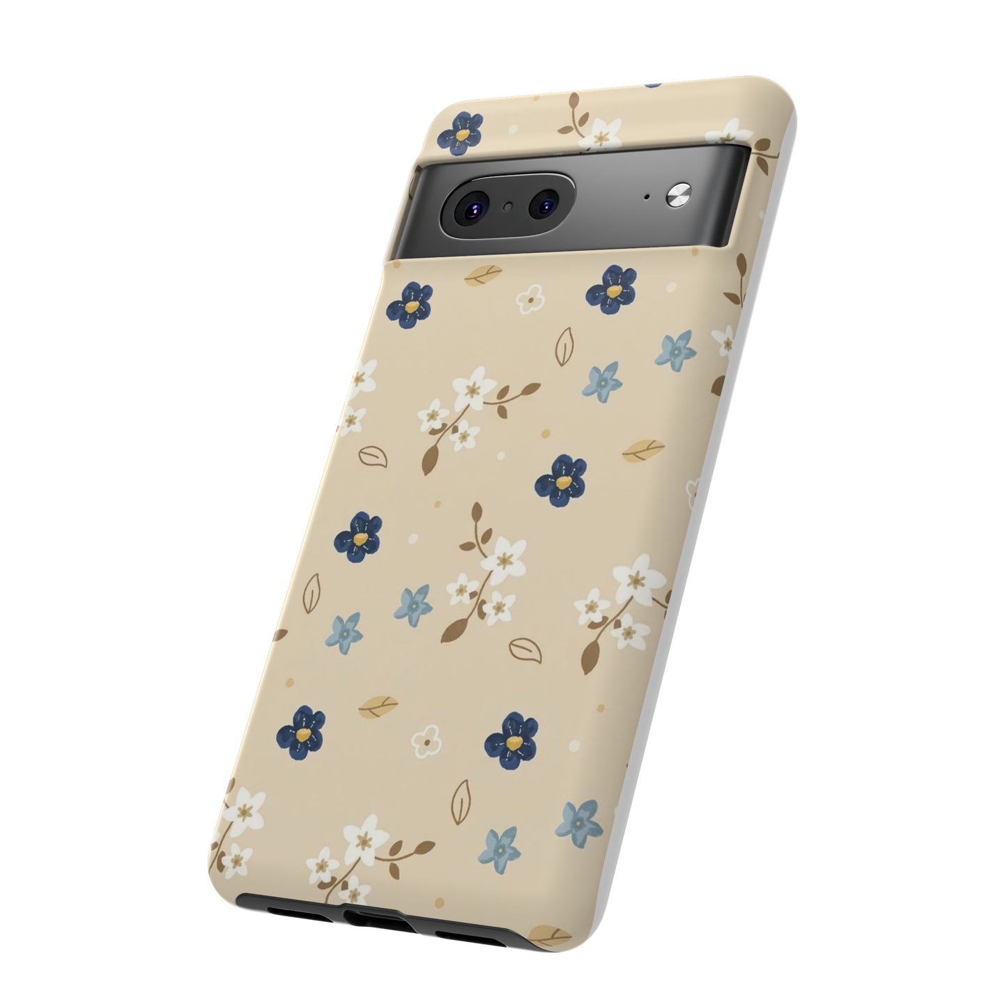 Navy Daisy Phone Case