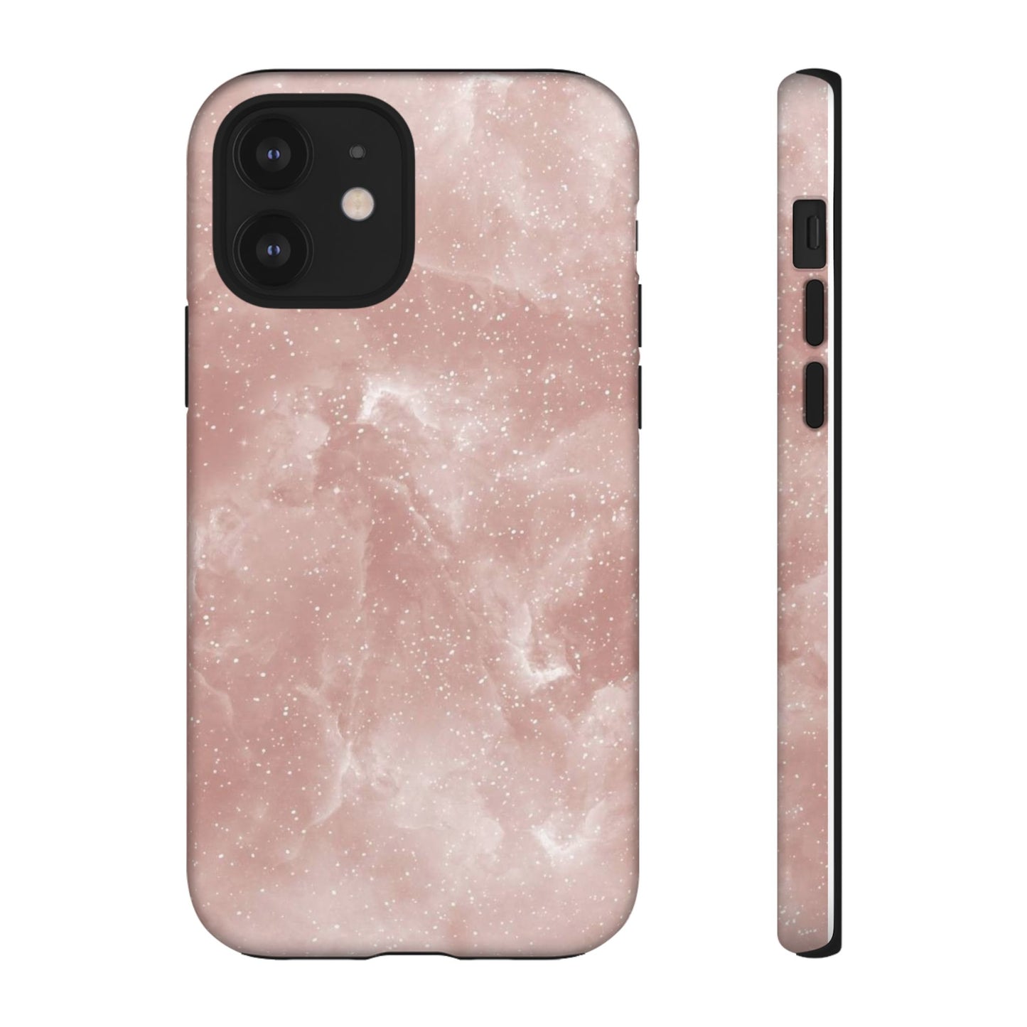 Rose Quartz Glitter iPhone Case