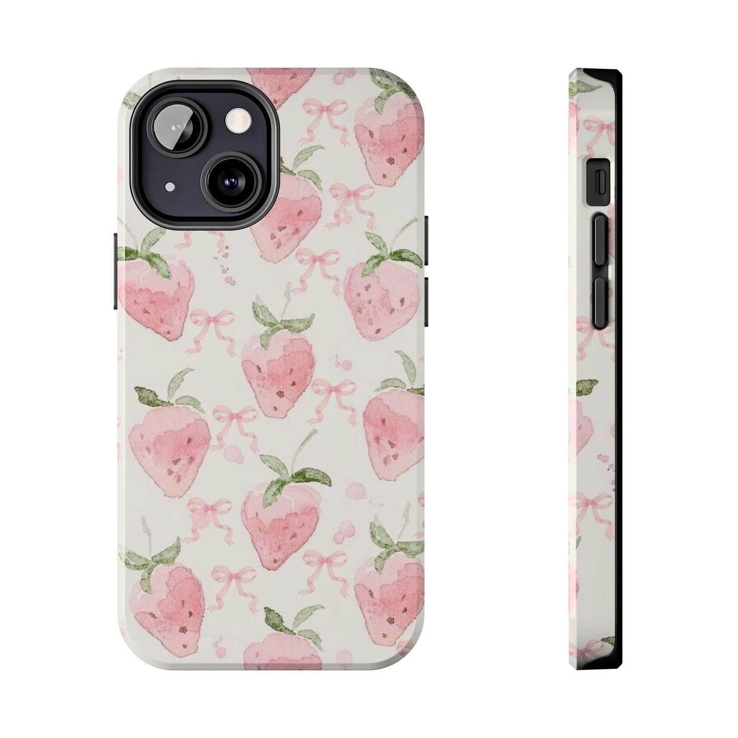 Strawberry Bows iPhone Case