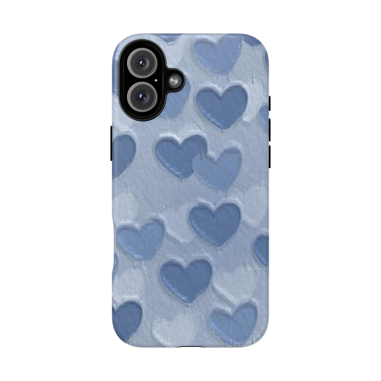 Blue Heart Chalk Wall Phone Case