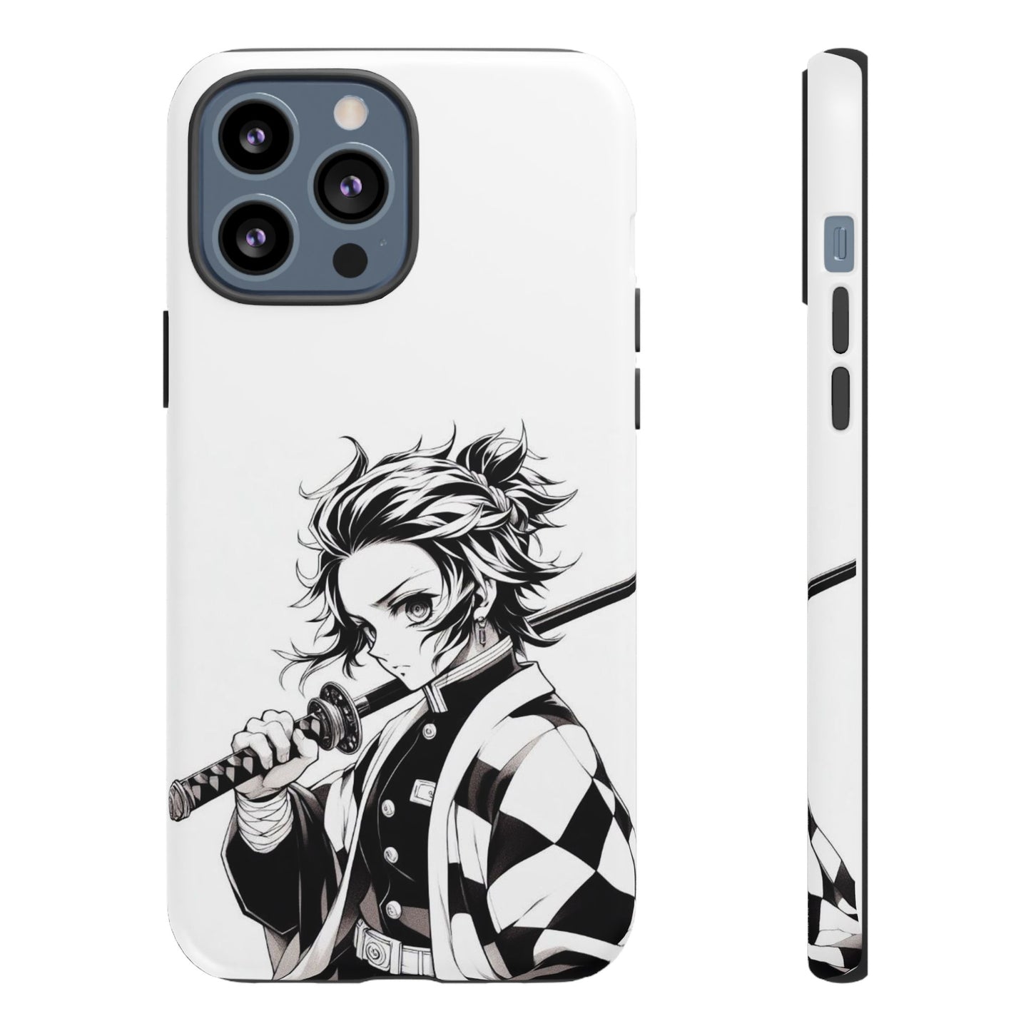 White Kamado Tanjiro Phone Case