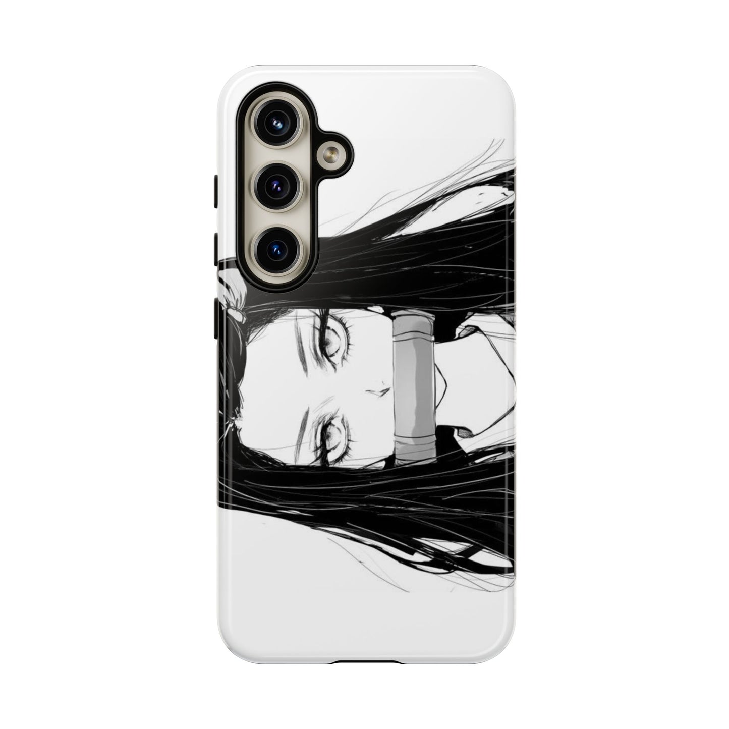 White Nezuko Kamado Clipart Phone Case