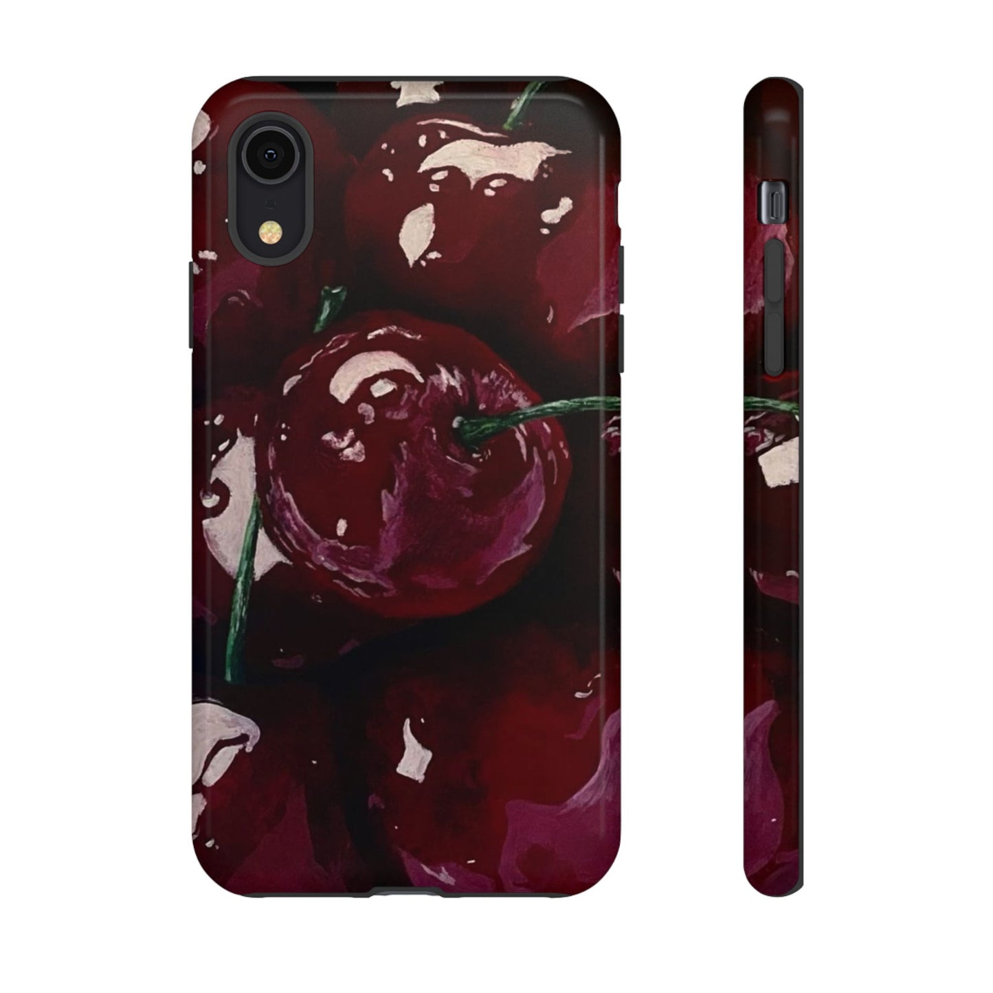 Cherry Painting iPhone Case