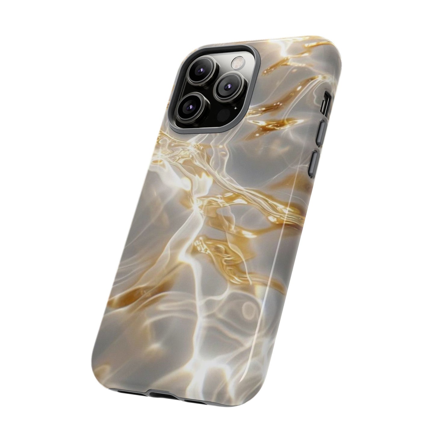 Golden Wave iPhone Case