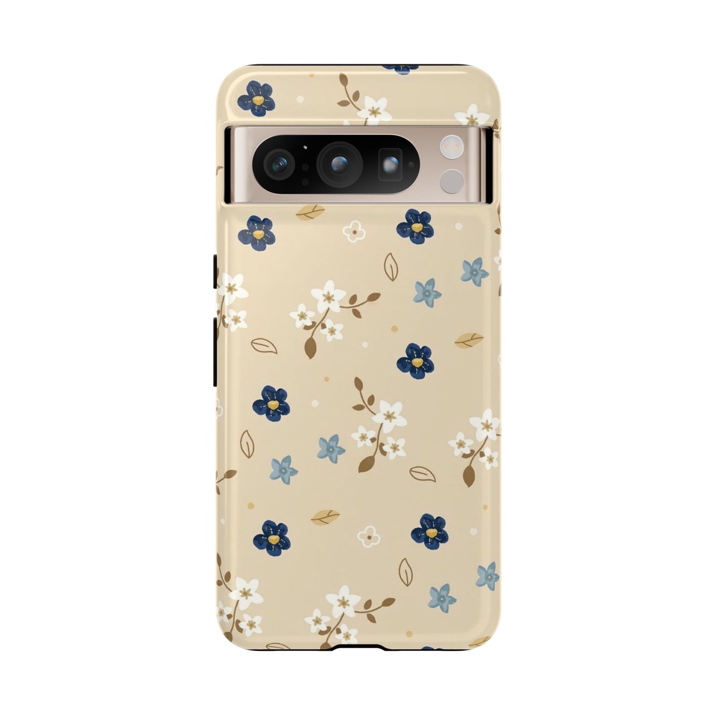 Navy Daisy Phone Case