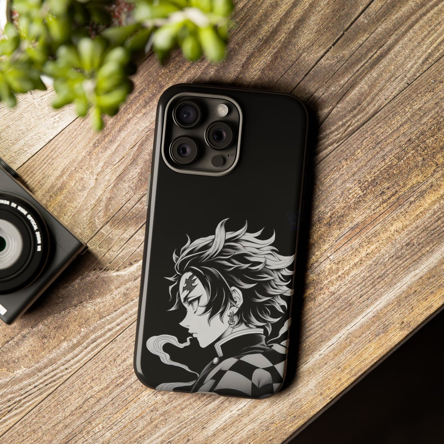 Black Kamado Tanjiro Phone Case